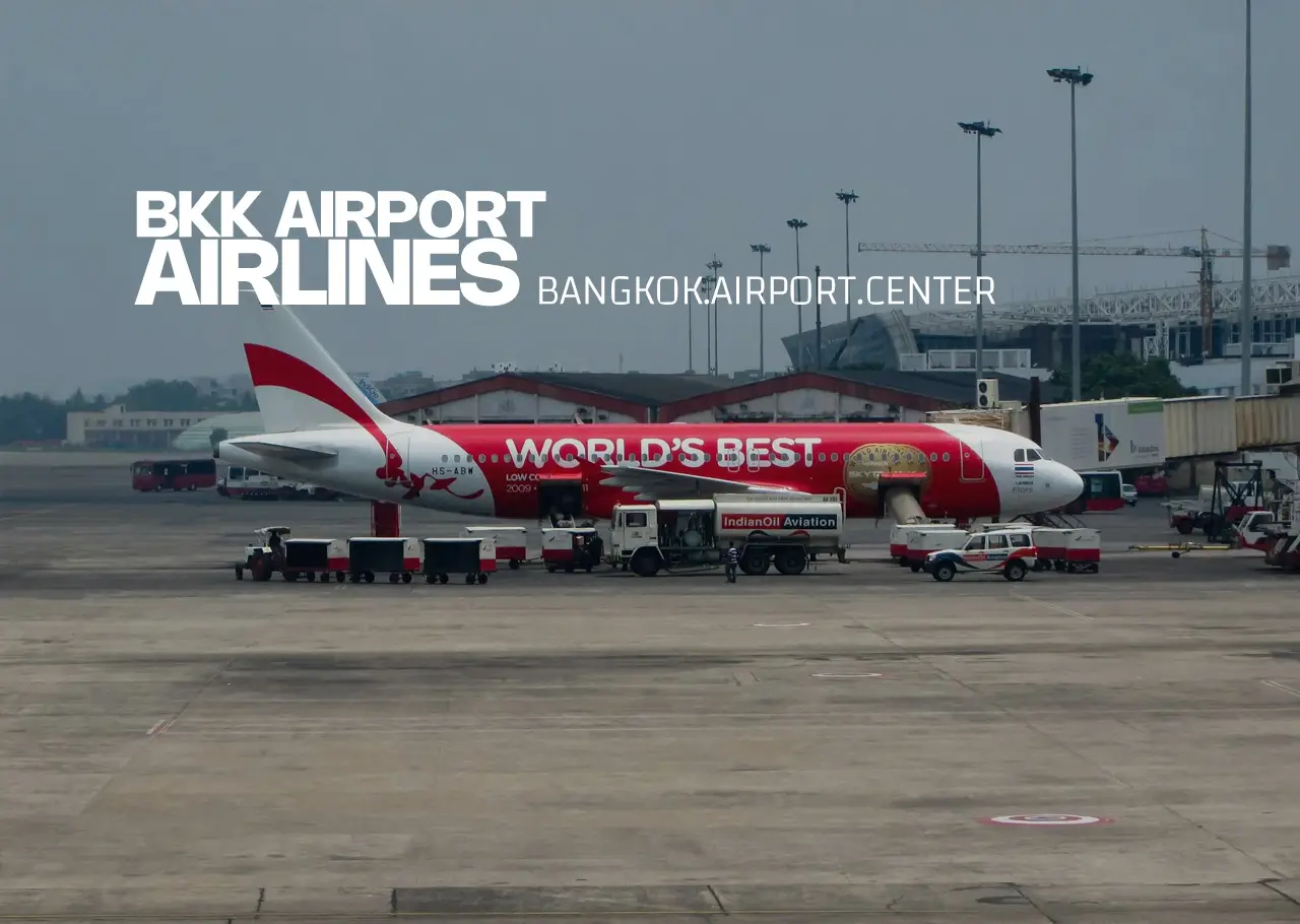 Article cover image featuring airlines and their services in BKK Airport.