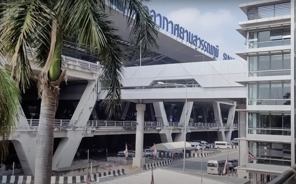 View of the Parking Zone in BKK Airport